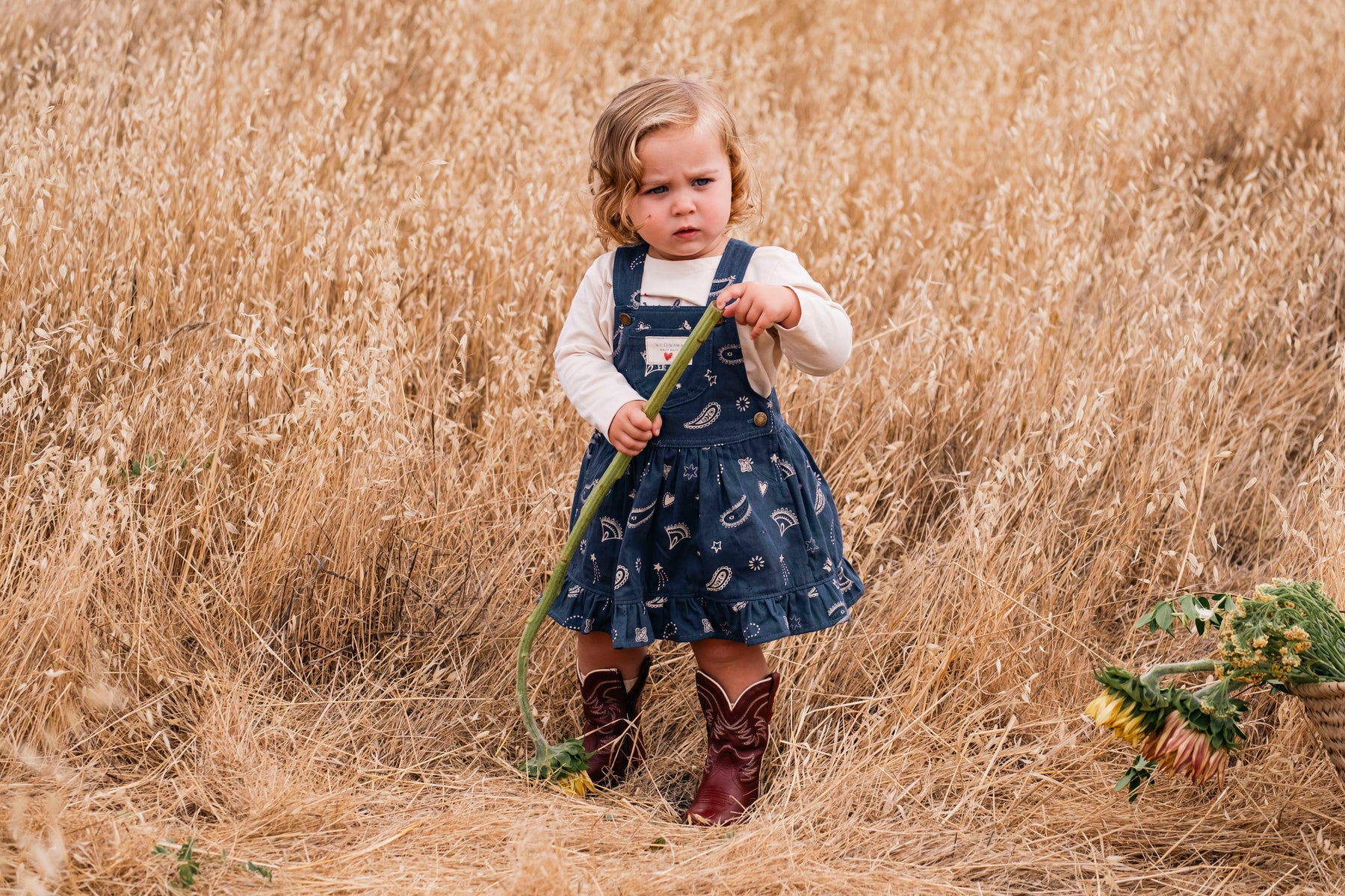 MIDNIGHT BANDANA OVERALL DRESS (PREORDER)