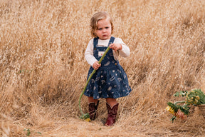 MIDNIGHT BANDANA OVERALL DRESS (PREORDER)