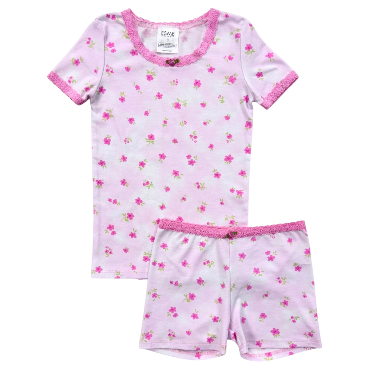 ROSIE SHORT SLEEVE/SHORTS PJS (PREORDER)
