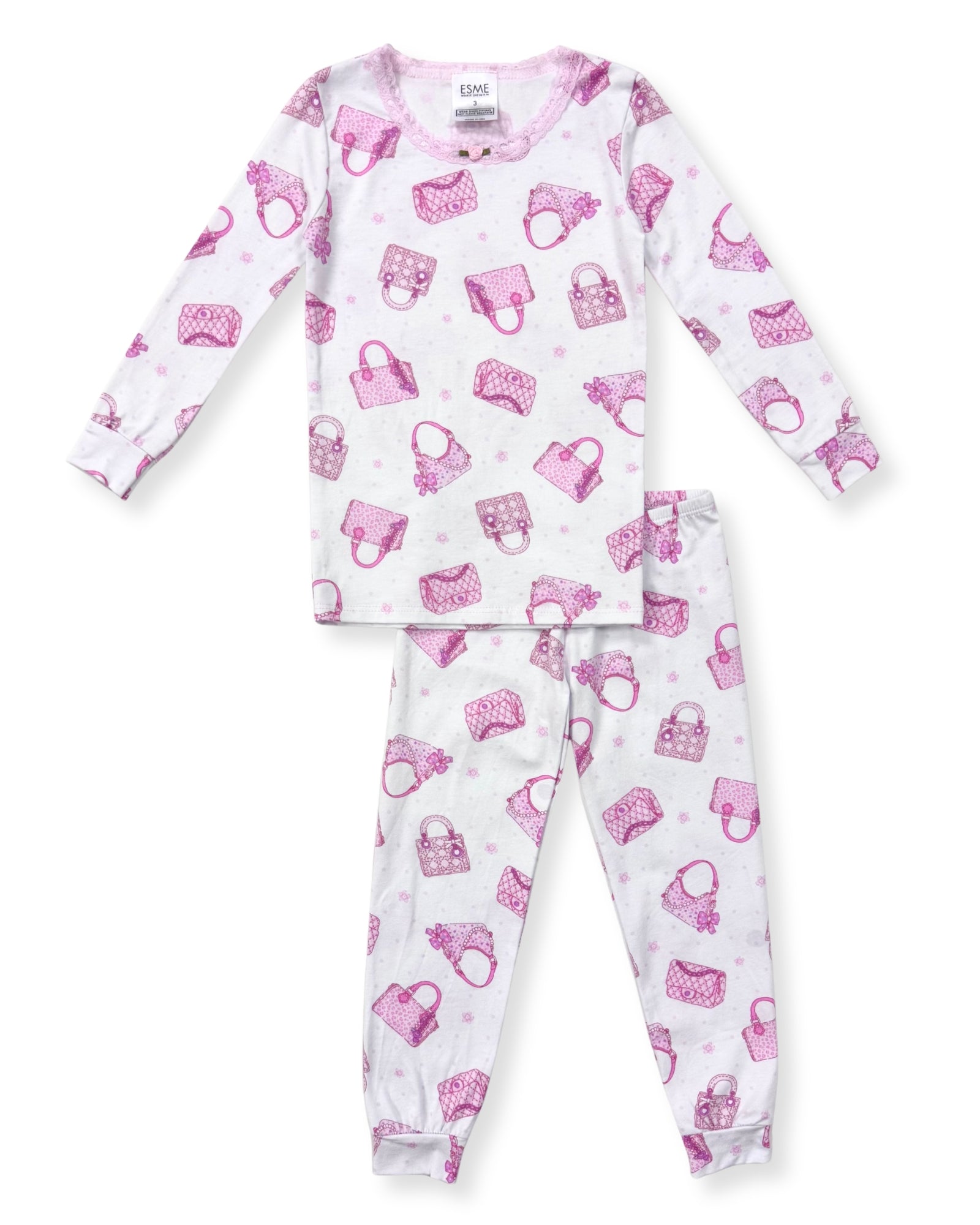 GIRL BOSS PURSES LONG SLEEVE PJS (PREORDER) - ESME - PAJAMAS