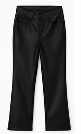 VEGAN LEATHER CHICAGO JEANS (PREORDER)