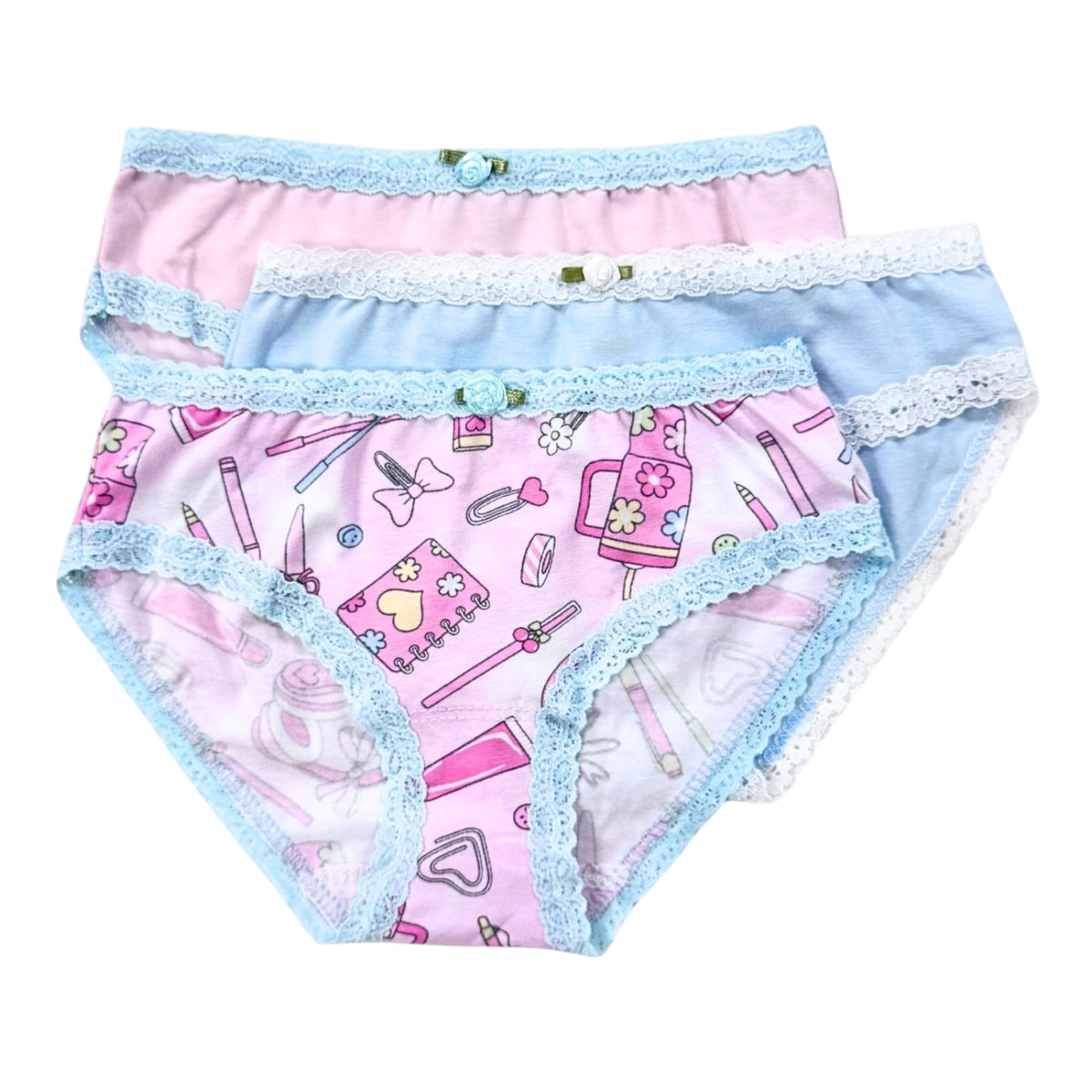 SCHOOL GIRL 3 PACK PANTIES