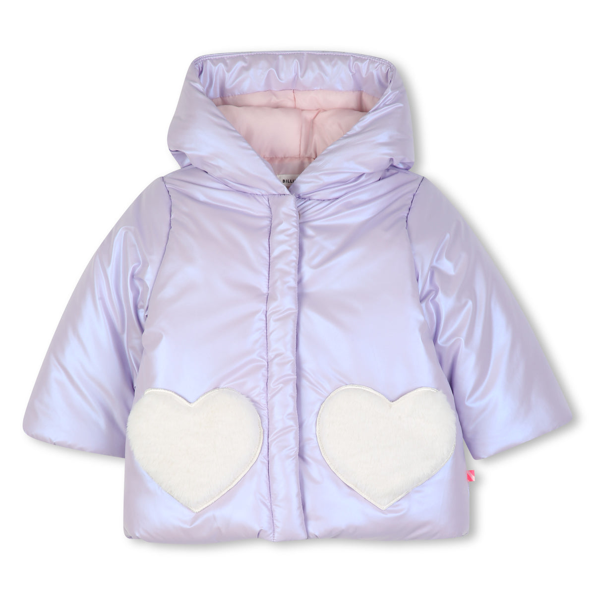 FAUX FUR HEART PUFFER JACKET (PREORDER)