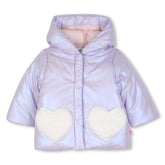 FAUX FUR HEART PUFFER JACKET (PREORDER)