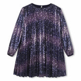 SEQUIN PLEATED DRESS (PREORDER)