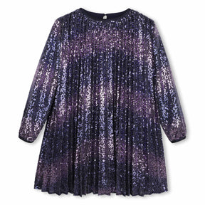 SEQUIN PLEATED DRESS (PREORDER)