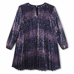 SEQUIN PLEATED DRESS (PREORDER)