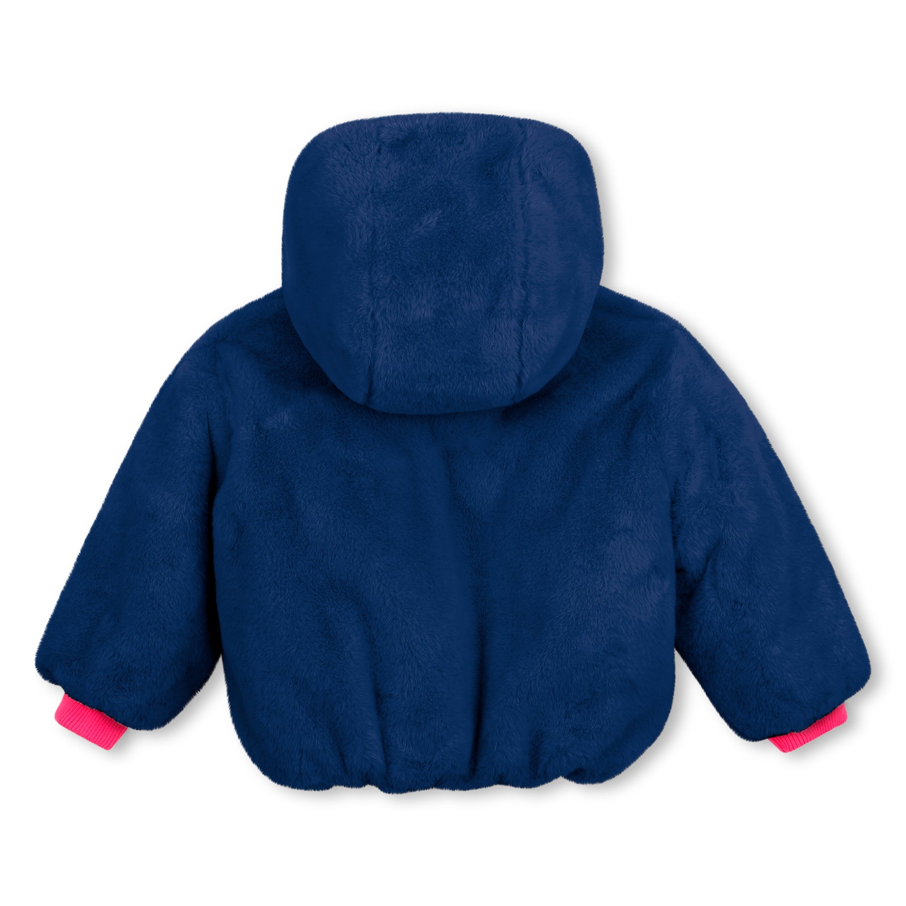 FAUX FUR REVERSIBLE METALLIC PUFFER JACKET (PREORDER)