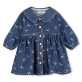 BOW DENIM DRESS (PREORDER)