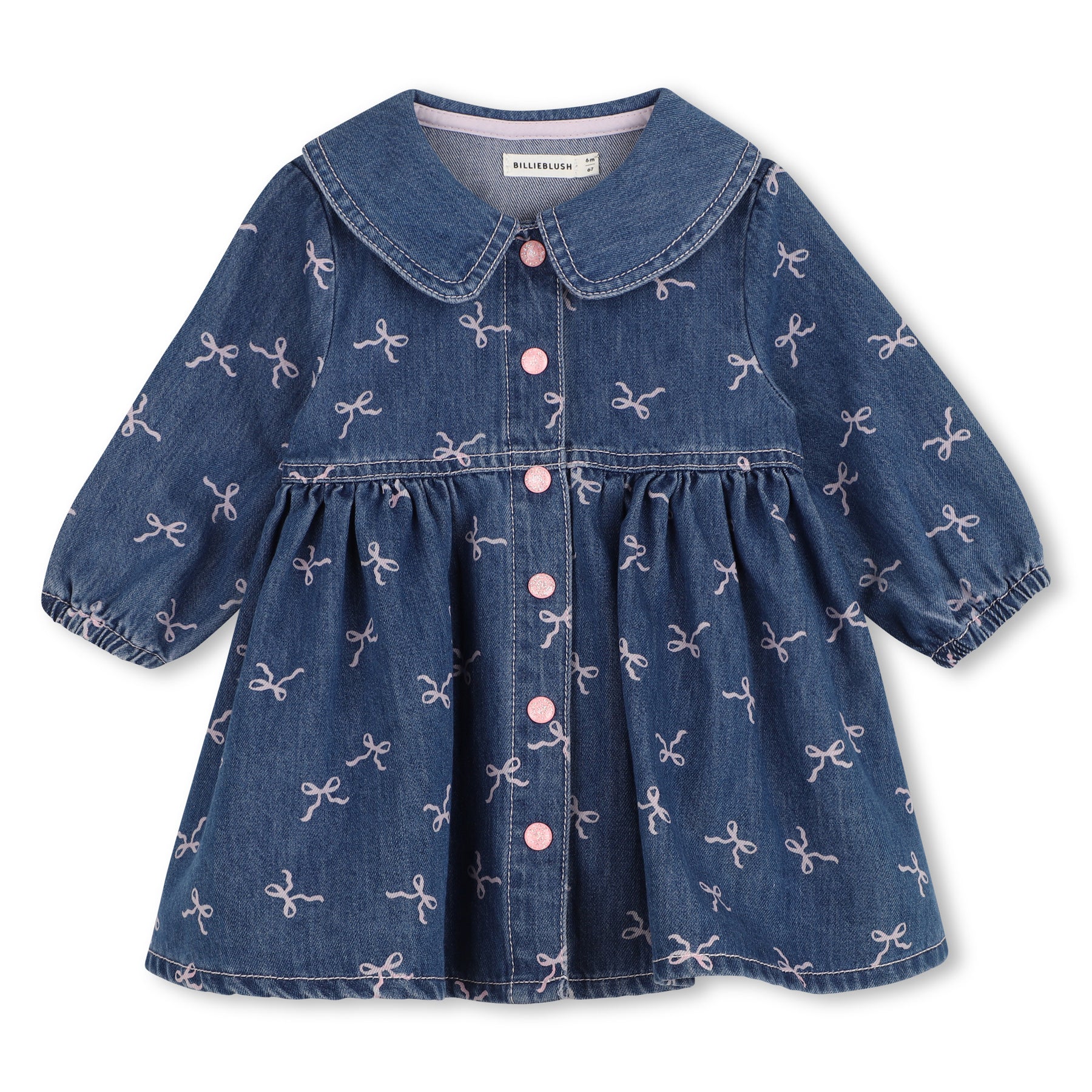 BOW DENIM DRESS (PREORDER)