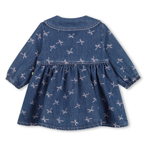 BOW DENIM DRESS (PREORDER)