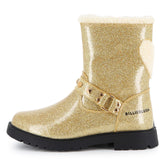 FUZZY HEART GLITTER BOOTS (PREORDER)