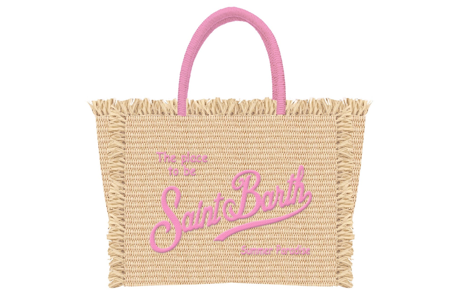 SAINT BARTH VANITY MINI STRAW BAG (PREORDER) - MC2 SAINT BARTH KIDS - PURSES