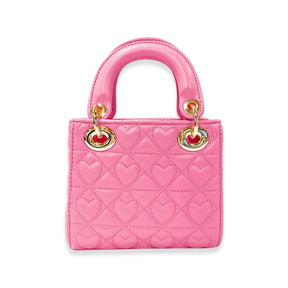HEART QUILTED PURSE