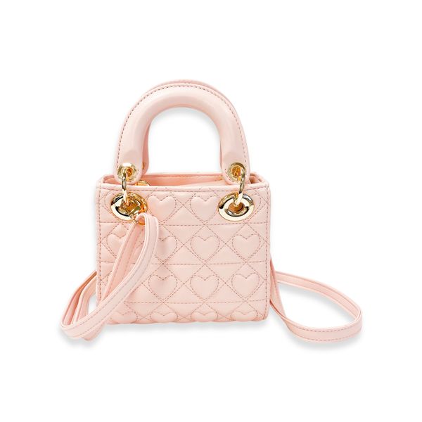 HEART QUILTED PURSE