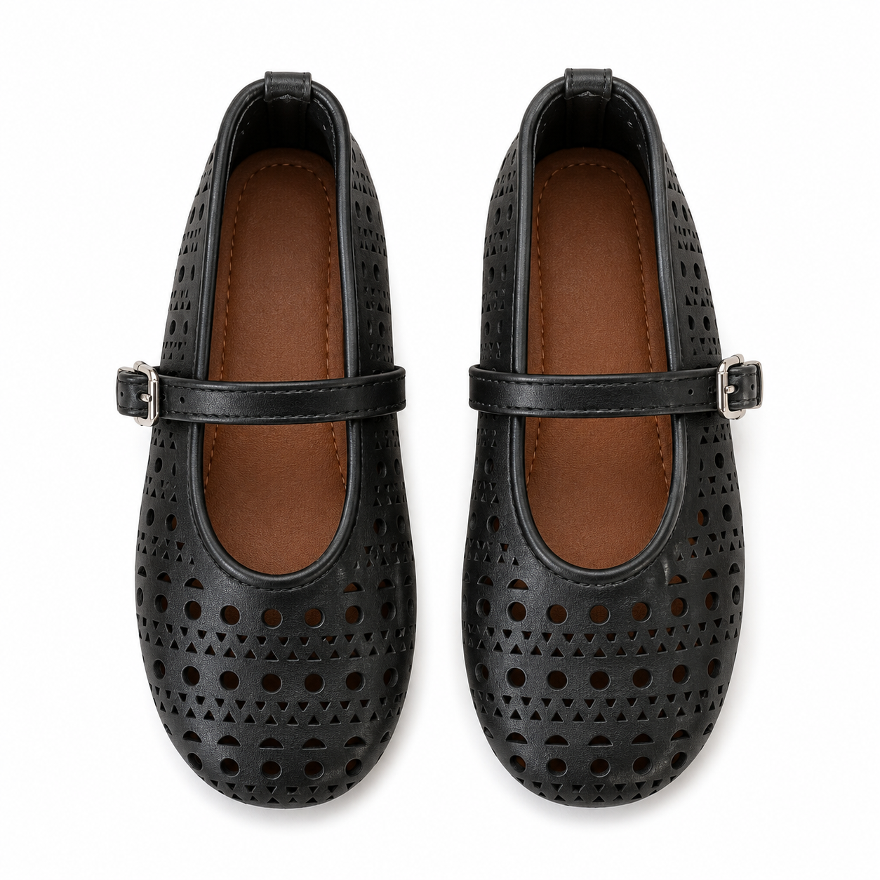 LILY EYELET FLATS