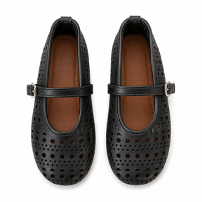 LILY EYELET FLATS