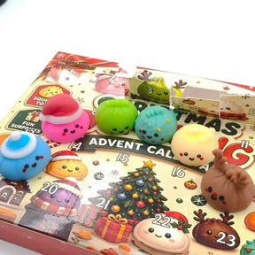 ADVENT CALENDAR SQUISHY SET HOLIDAY EDITION - MD