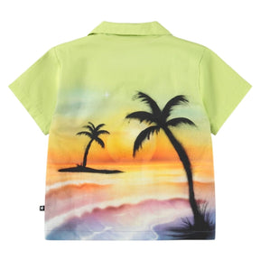 AIRBRUSH BEACH RUI BUTTON DOWN TOP (PREORDER) - MOLO