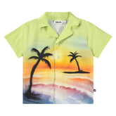 AIRBRUSH BEACH RUI BUTTON DOWN TOP (PREORDER) - MOLO