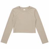AIRSOFT CROP SKI BASE LONG SLEEVE TOP - PARFUM DE FIT