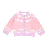 ALESSIA CRYSTAL HEART CARDIGAN - MINI DREAMERS