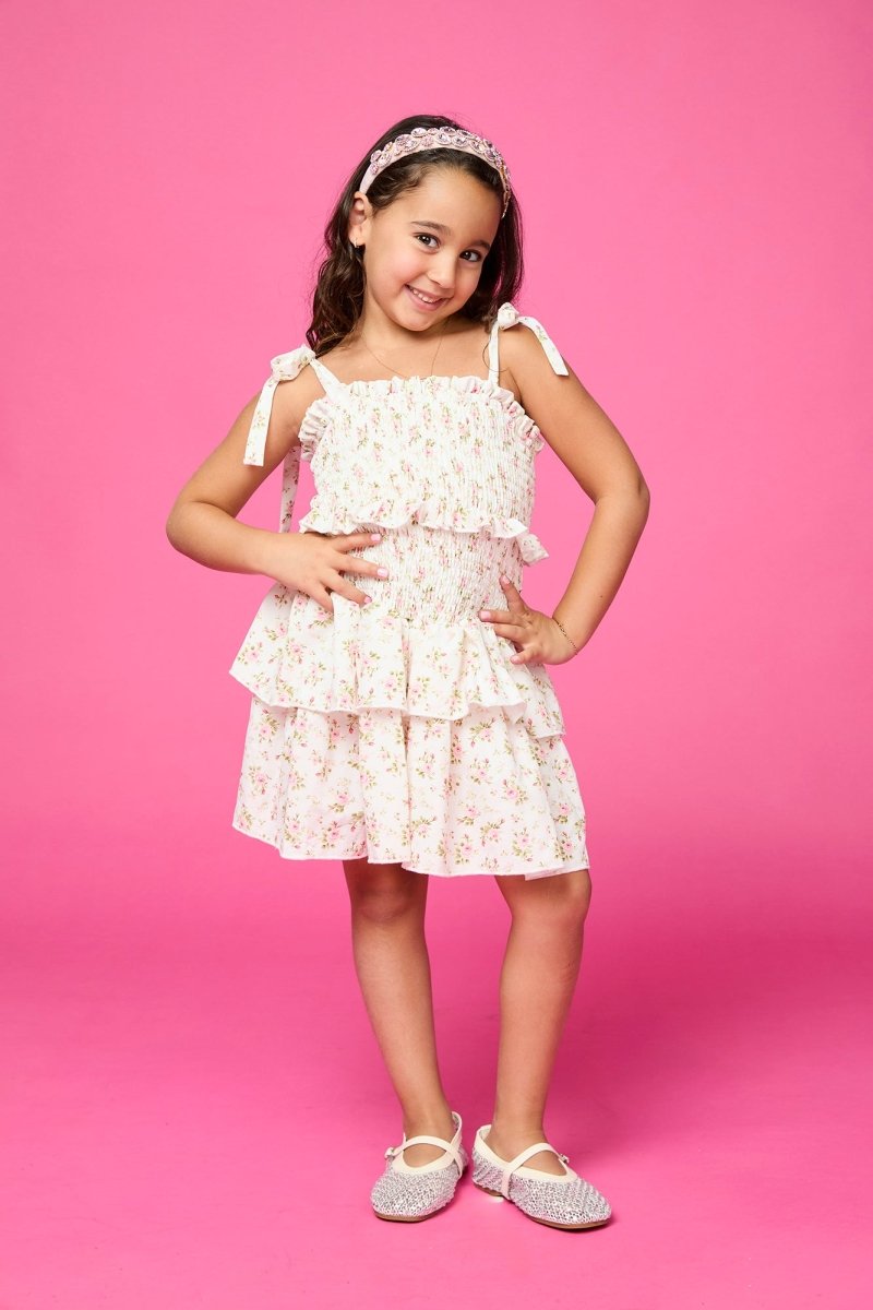 ANNA FLORAL DRESS 12 / IVORY
