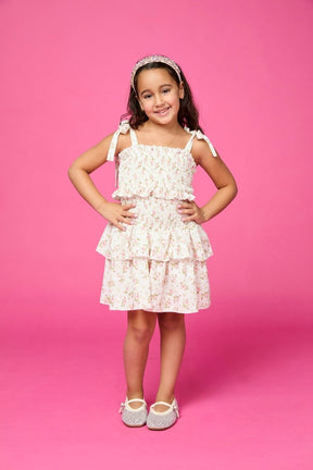 ANNA FLORAL DRESS 12 / IVORY