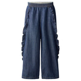 ARIANA RUFFLE DENIM PANTS (PREORDER) - MOLO