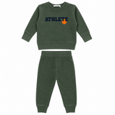 ATHLETE BASKETBALL SWEATSHIRT AND SWEATPANTS SET - MISH MISH