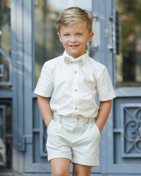 ATLAS SHORT SLEEVE BUTTON DOWN TOP - NORALEE