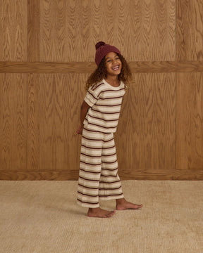 AUTUMN STRIPE KNIT WIDE LEG PANTS - RYLEE + CRU