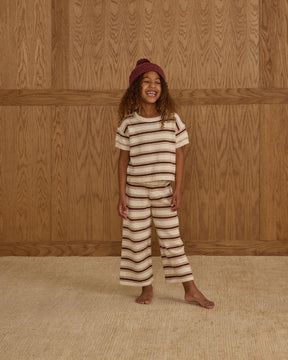 AUTUMN STRIPE KNIT WIDE LEG PANTS - RYLEE + CRU