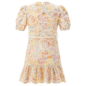 AVELLE EMBROIDERED MINI DRESS (PREORDER) - DRESSES