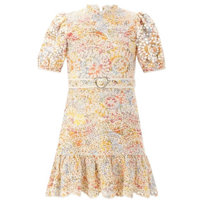 AVELLE EMBROIDERED MINI DRESS (PREORDER) - DRESSES