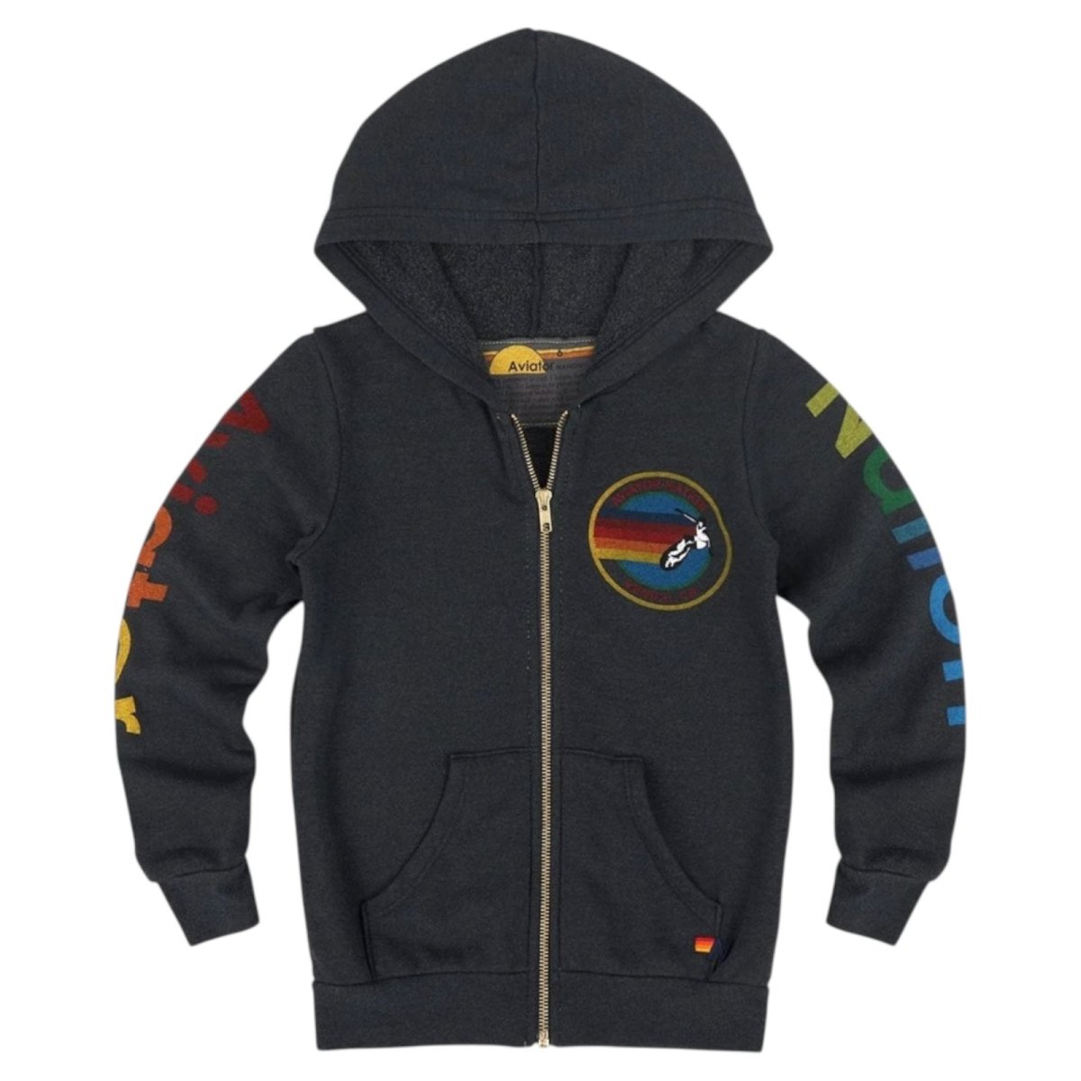 AVIATOR NATION ZIP UP HOODIE - AVIATOR NATION KIDS