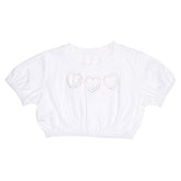 AYA CRYSTAL HEART CROP TOP - MINI DREAMERS