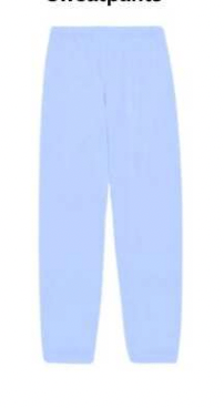 BABY BLUE DYLAN SWEATPANTS (PREORDER) - KATIE J NEW YORK