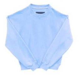 BABY BLUE DYLAN SWEATSHIRT (PREORDER) - KATIE J NEW YORK