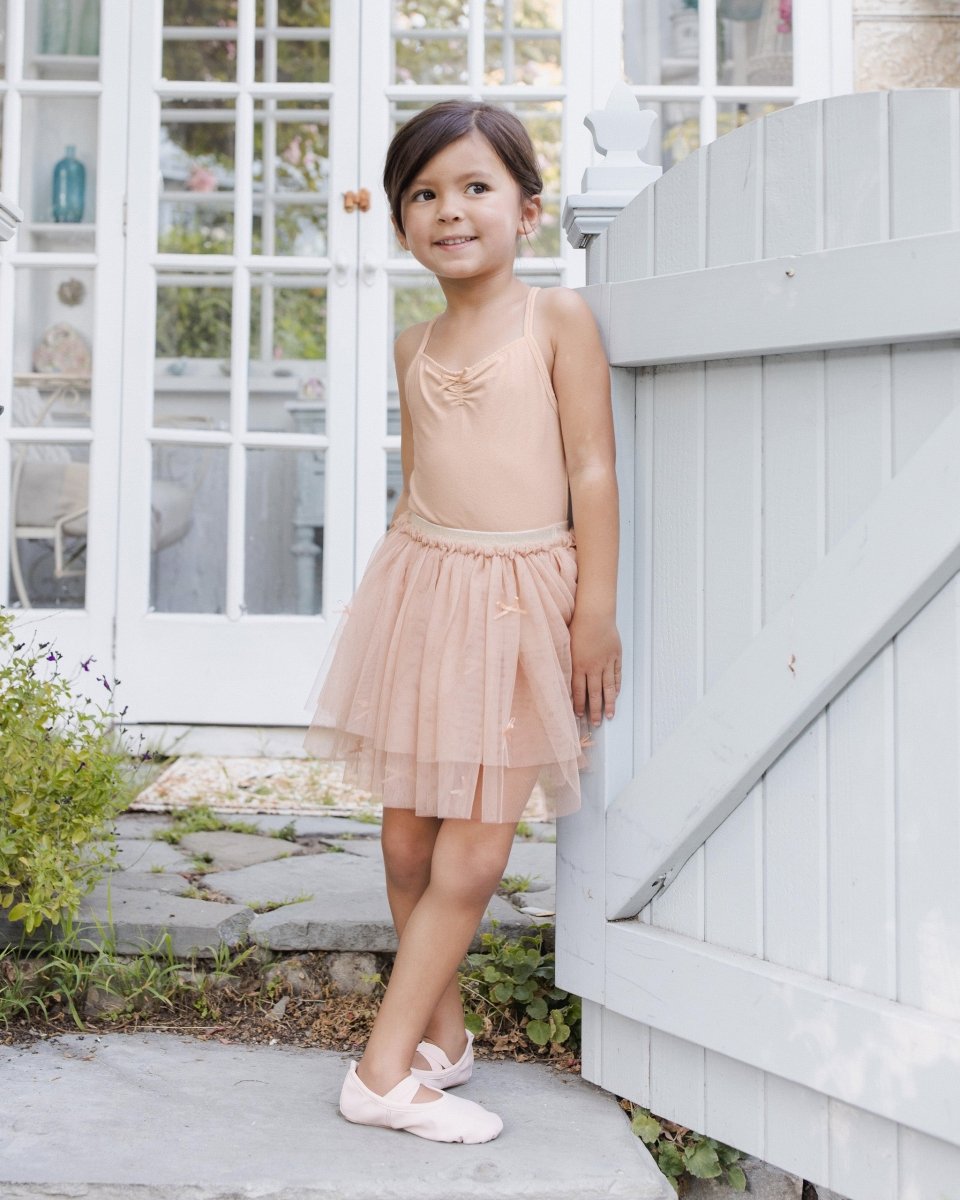 BALLERINA LEOTARD AND BOWS TUTU SKIRT SET - NORALEE