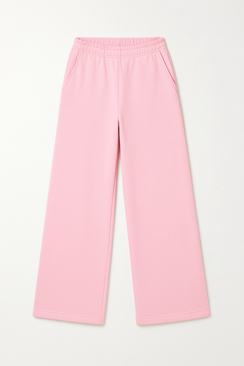 BALLET PINK WIDE LEG DYLAN SWEATPANTS (PREORDER) - KATIE J NEW YORK