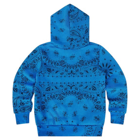 BANDANA ADVENTURE BLUE HOODIE - AVIATOR NATION KIDS - HOODIES