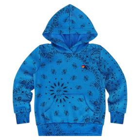 BANDANA ADVENTURE BLUE HOODIE - AVIATOR NATION KIDS - HOODIES