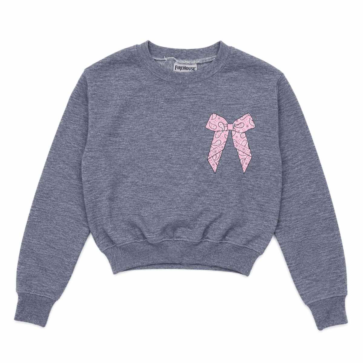 BANDANA BOW SWEATSHIRT - FIREHOUSE