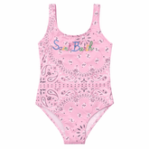BANDANA CARA ONE PIECE SWIMSUIT - MC2 SAINT BARTH KIDS