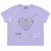 BANDANA HEART SPLATTER TSHIRT - FIREHOUSE - SHORT SLEEVE TOPS