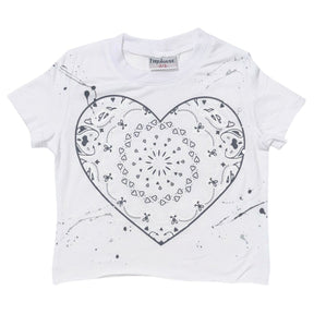 BANDANA HEART SPLATTER TSHIRT - FIREHOUSE