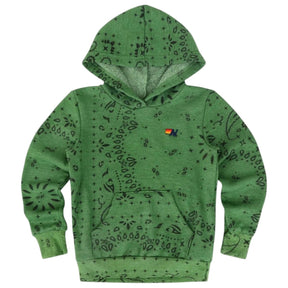 BANDANA PALM HOODIE - AVIATOR NATION KIDS - HOODIES
