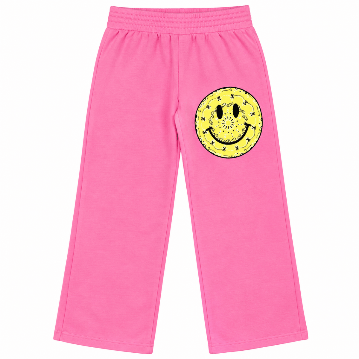 BANDANA SMILEY STRAIGHT LEG SWEATPANTS - FIREHOUSE