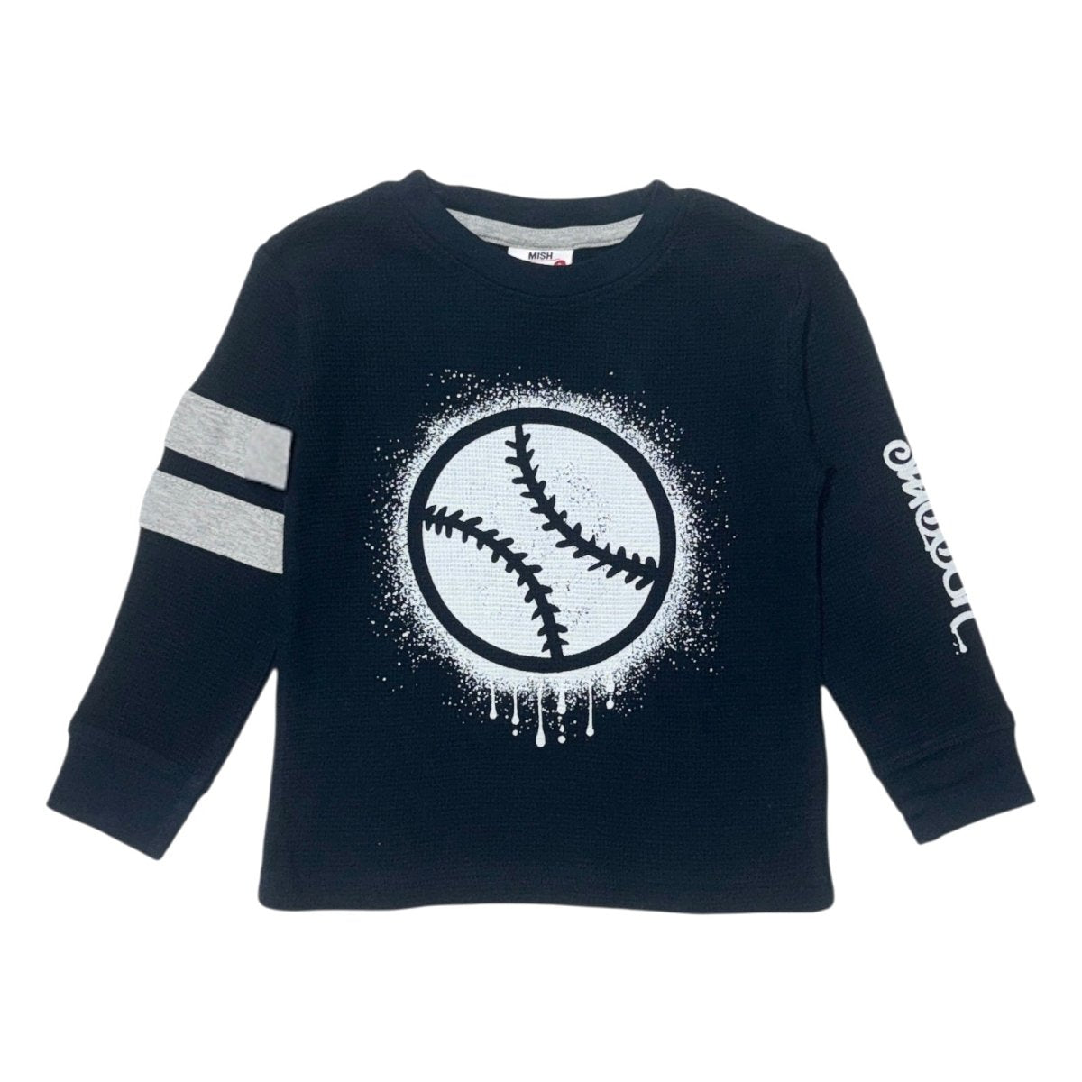BASEBALL LONG SLEEVE TSHIRT - MISH MISH